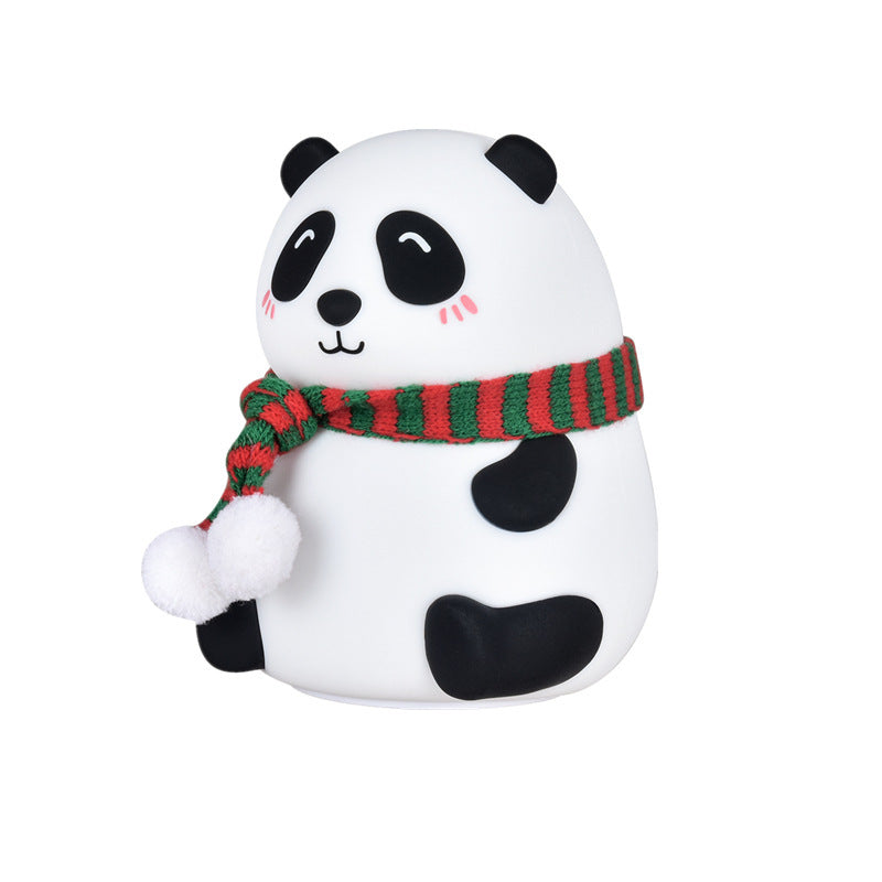 Mini Panda Charging Colorful Silicone Lamp