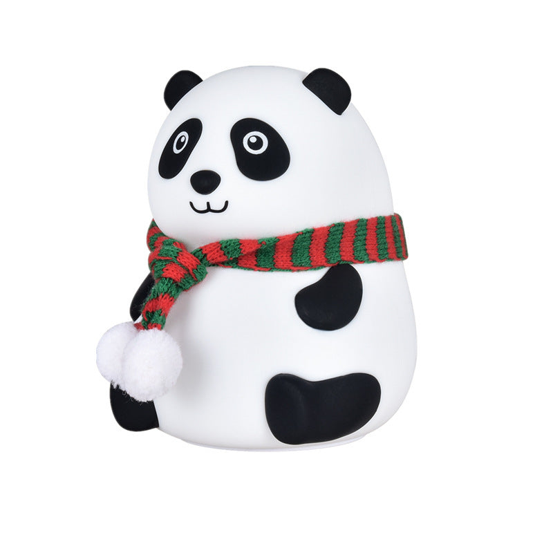 Mini Panda Charging Colorful Silicone Lamp